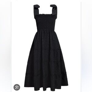 NWT Hill House Ribbon Ellie in Black Jacquard